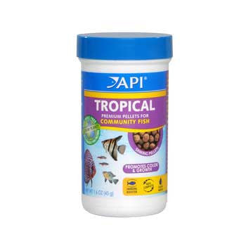 API Tropical Pellet 1.6 Oz {L + b}172331 - Aquarium