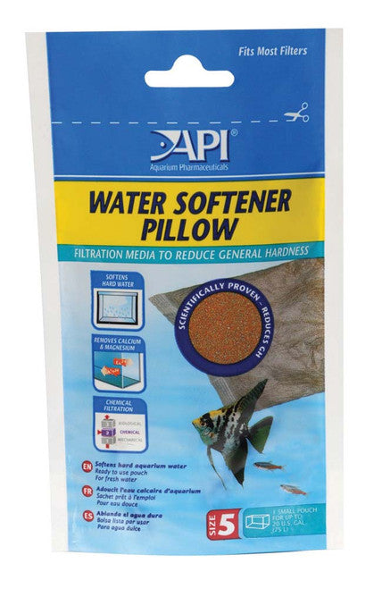 API Water Softener Pillow 1 Pack Size 5 - Aquarium
