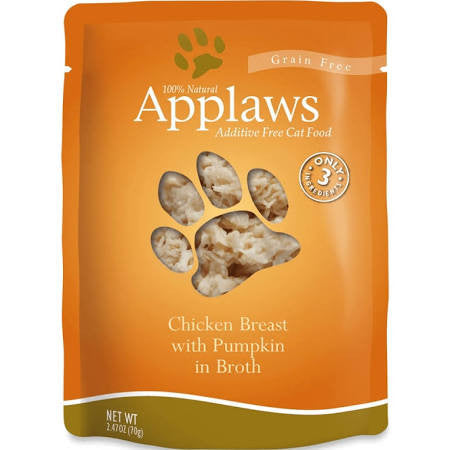Applaws Cat Chicken Pumpkin Pouch 2.47oz {L+x} C=12 886817001115