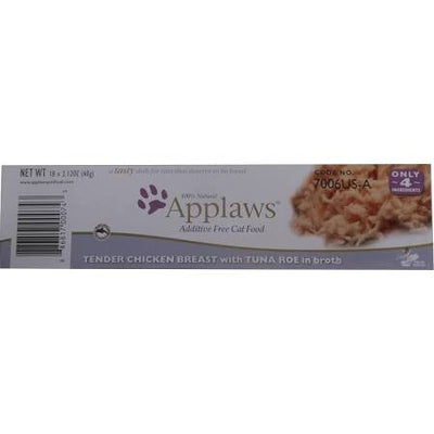 Applaws Cat Chicken & Tuna Peel Top Dish 18 2.12oz {L+x} C=18 886817000682