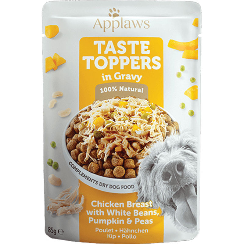 Applaws Dog Toppers Gravy Chicken & Peas 3oz Pouch 886817006387