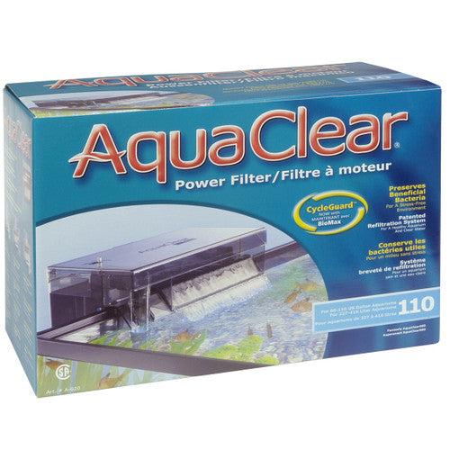 AquaClear 110 Power Filter cETLus Listed (Inc. A622 A623 & A1374) - Aquarium