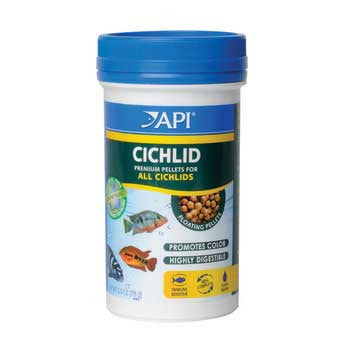 Aquarium Pharmaceuticals Api Cichlid Medium Pellet 2.5oz {L + 2}