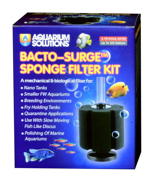 Aquarium Solutions Bacto - Surge Biological Action Sponge Filter Black XL