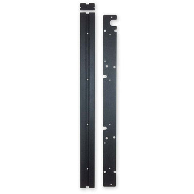 Aquatic Life Endcap for Hybrid T5HO LED Mounting System Black 18 in - Aquarium