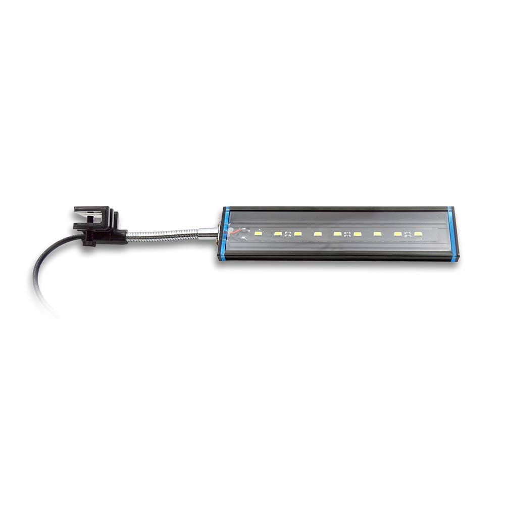 Aquatic Life Reno Clamp LED Light Fixture Black 4.5 Watt 7 Inch