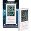Aquatop External Dual Digital Aquarium Thermometer White