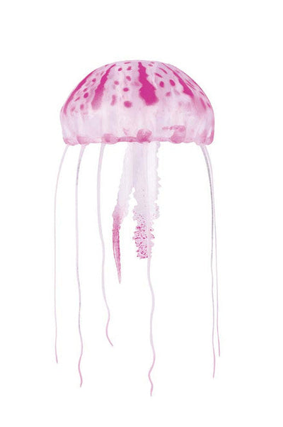 Aquatop Floating Jellyfish Aquarium Ornament Pink 4 in 1 Pack