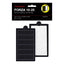 Aquatop FORZA Replacement Filter Inserts with Premium Activated Carbon 15 - 25 Black White 2 Pack - Aquarium