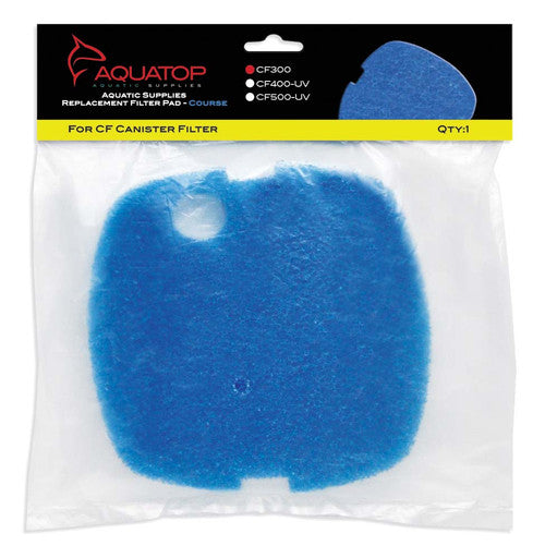 Aquatop Replacement Filter Sponge for CF Series Filters CF - 300 Blue 1 Pack - Aquarium