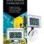 Aquatop Submersible Digital Aquarium Thermometer with Suction Cup Mount White