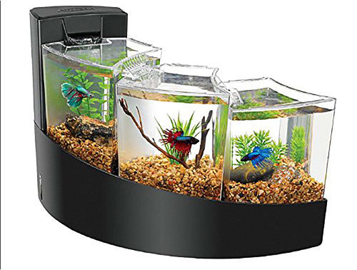 Aqueon Betta Falls Kit Black One Size - Aquarium