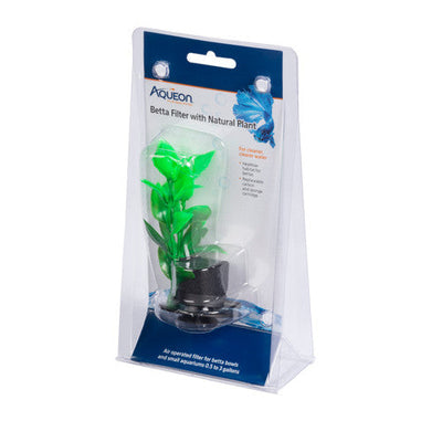 Aqueon Betta Filters Natural Plant One Size - Aquarium