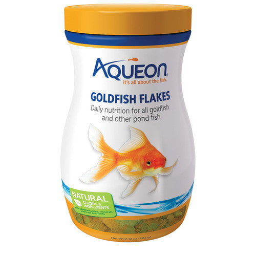 Aqueon Goldfish Flakes 7.12 Ounces - Aquarium