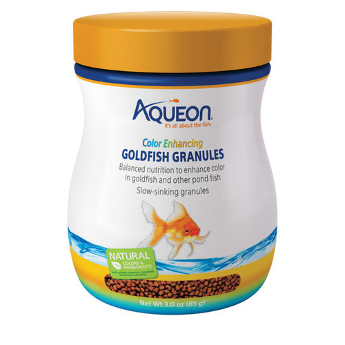 Aqueon Goldfish Granules Color Enhancing 3 Ounces - Aquarium