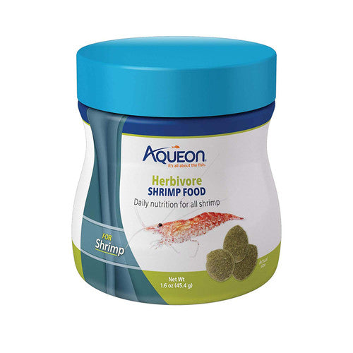 Aqueon Herbivore Shrimp Disc Food 1.6 Ounces - Aquarium