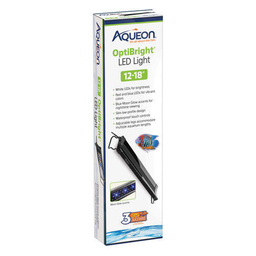 Aqueon LED OptiBright Light Fixture 12 - 18 Inches - Aquarium