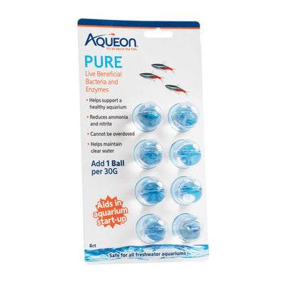 Aqueon Pure Bacteria Supplement 8 Pack 30 Gallon - Aquarium