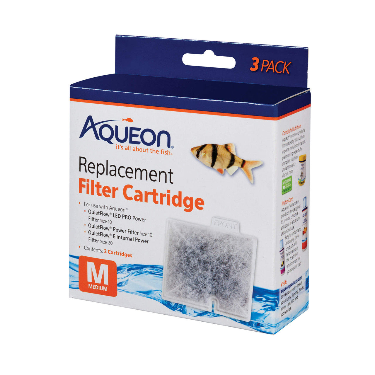 Aqueon Replacement Filter Cartridges Medium - 3 pack