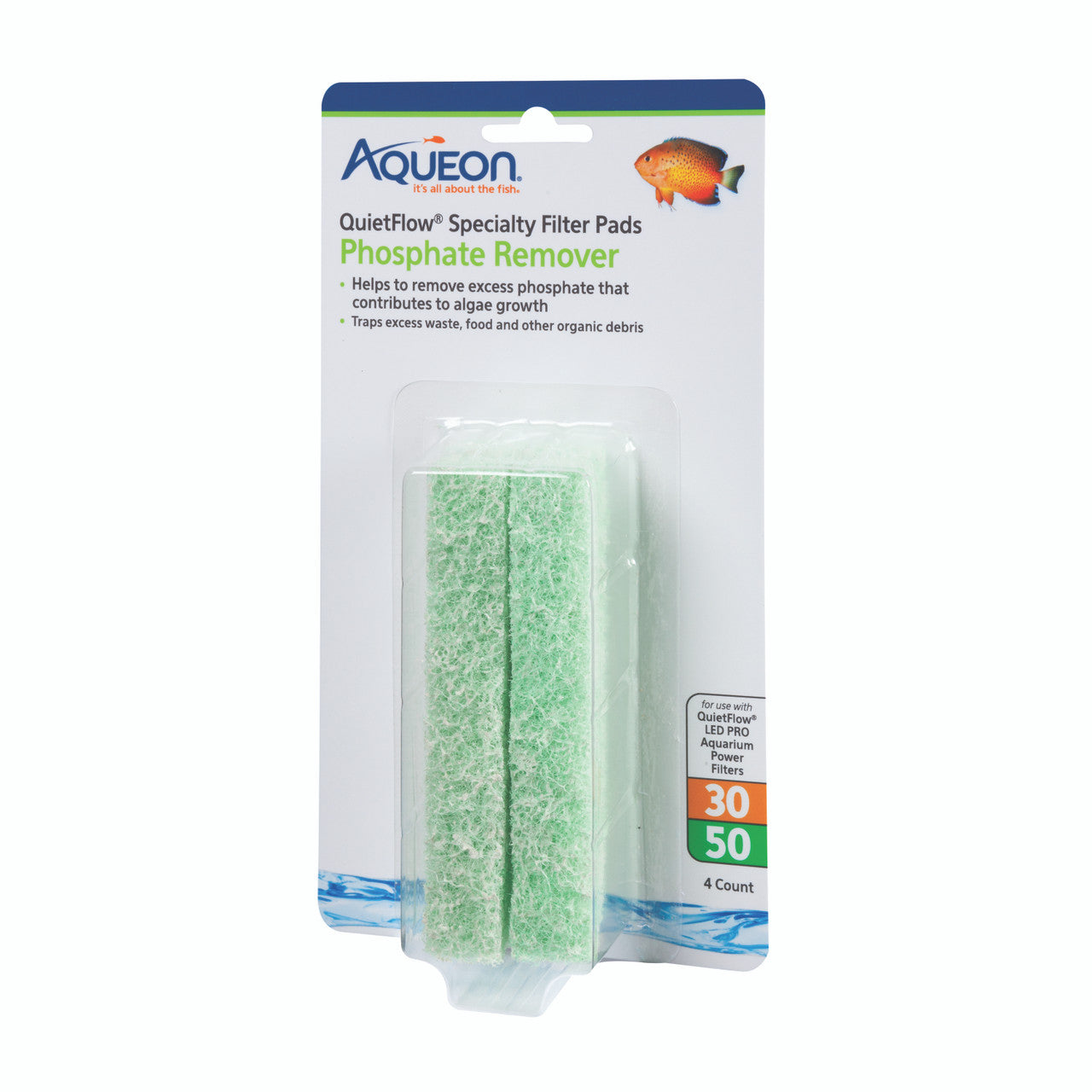 Aqueon Replacement Specialty Filter Pads Phosphate Remover 30/50