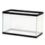 Aqueon Standard Glass Rectangle Aquarium Clear Silicone Black 10