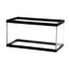 Aqueon Standard Glass Rectangle Aquarium Clear Silicone Black 15