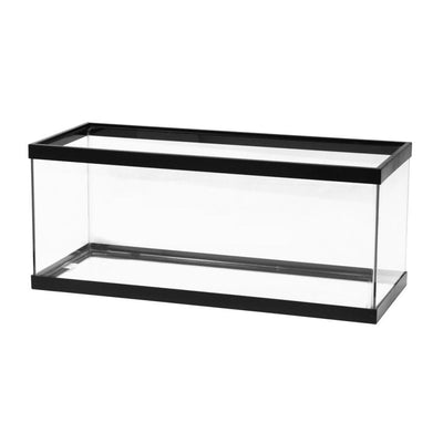 Aqueon Standard Glass Rectangle Aquarium Clear Silicone Black 20 Long