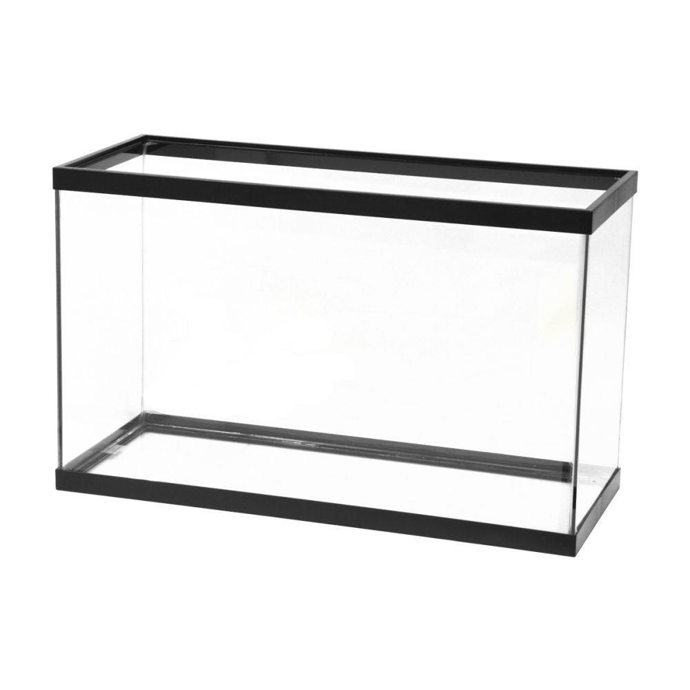 Aqueon Standard Glass Rectangle Aquarium Clear Silicone Black 29