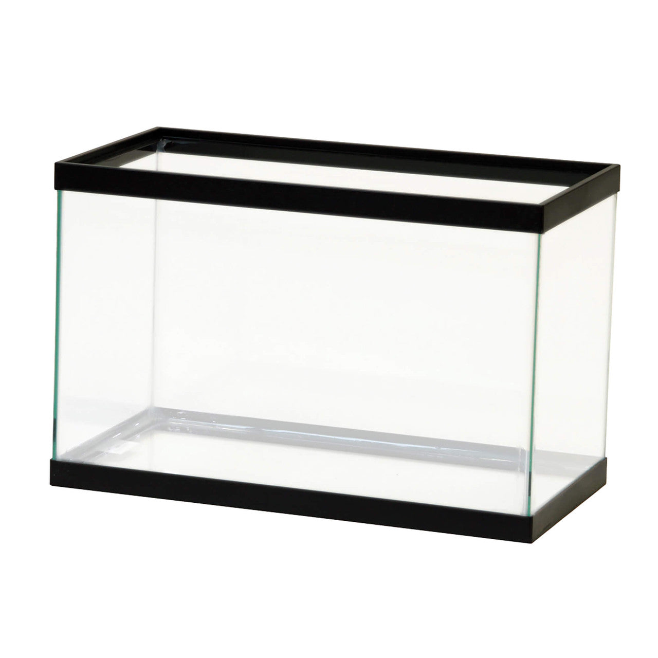 Aqueon Standard Glass Rectangle Aquarium Clear Silicone Black 5.5