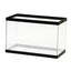 Aqueon Standard Glass Rectangle Aquarium Clear Silicone Black 5.5