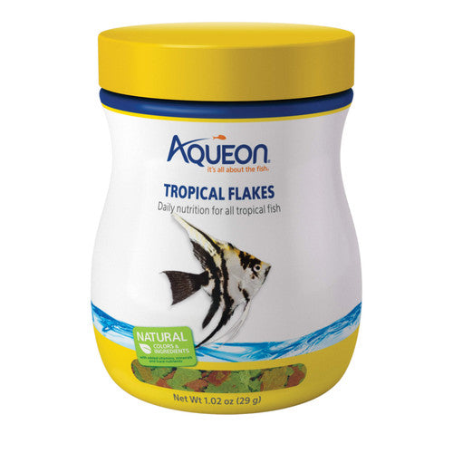 Aqueon Tropical Flakes 1.02 Ounces - Aquarium