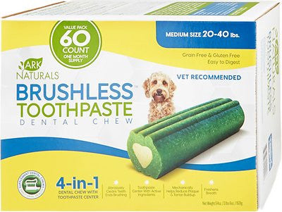 Ark Naturals Brushless Toothpaste Value Pack Medium 60CT {L-1}326135 632634410018