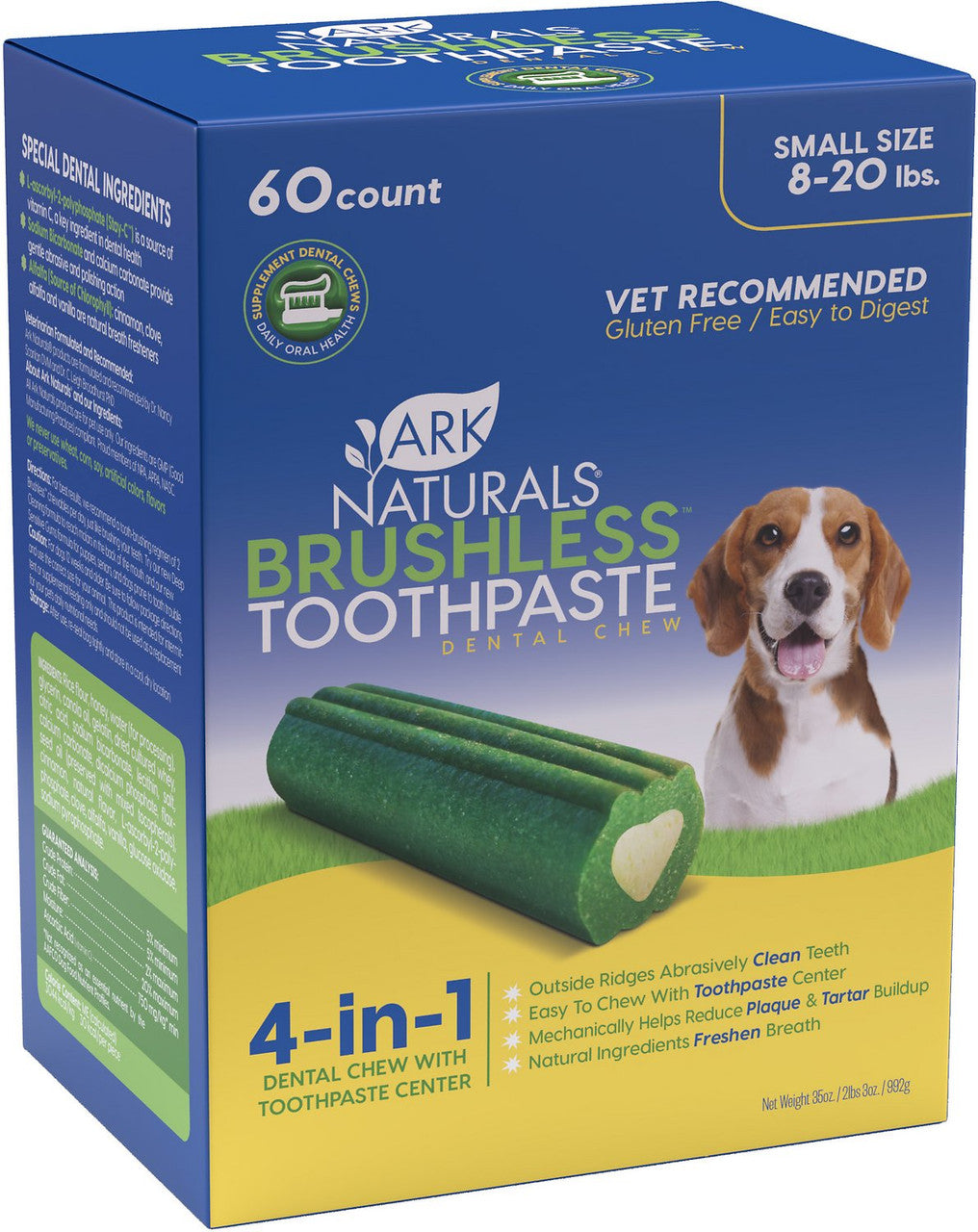 Ark Naturals Brushless Toothpaste Value Pack Small 60CT {L-1}326134 632634410001