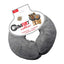 Arlee Poly Filled Adjustable E - Collar Charcoal SM - Dog