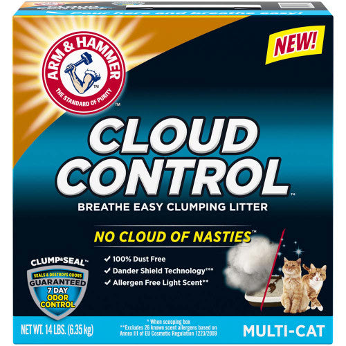 Arm & Hammer Cloud Control Multi - Cat Clumping Cat Litter 14 lb