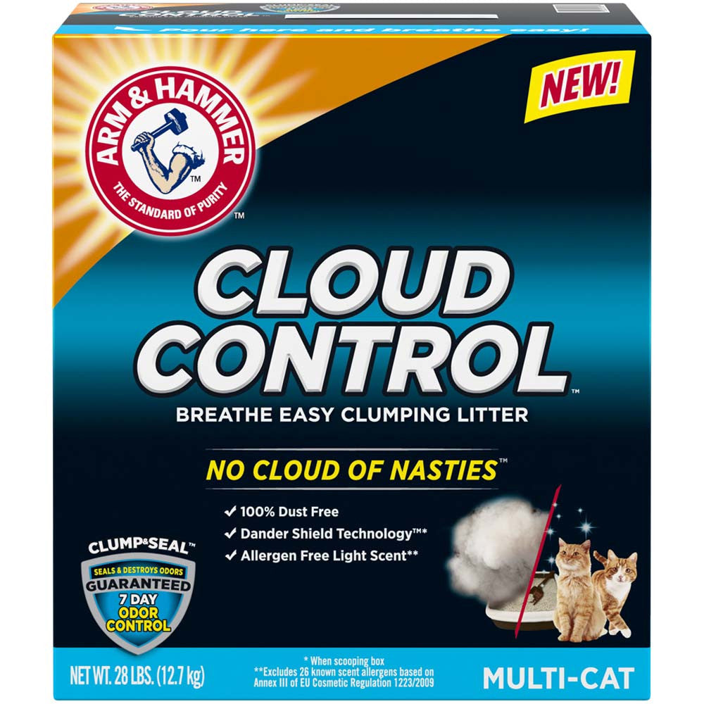 Arm & Hammer Cloud Control Multi-Cat Clumping Cat Litter 28 lb