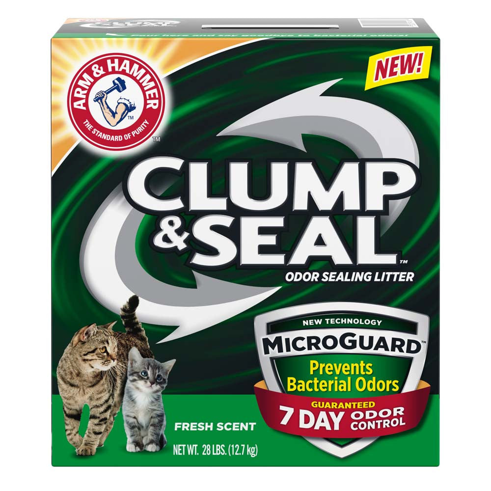 Arm & Hammer Clump & Seal Microguard Cat Litter 28 lb