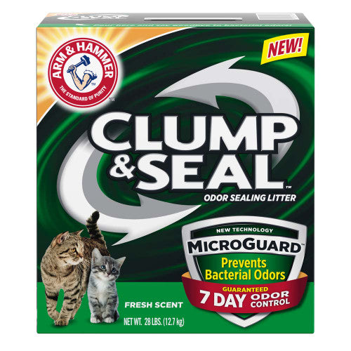 Arm & Hammer Clump Seal Microguard Cat Litter 28 lb