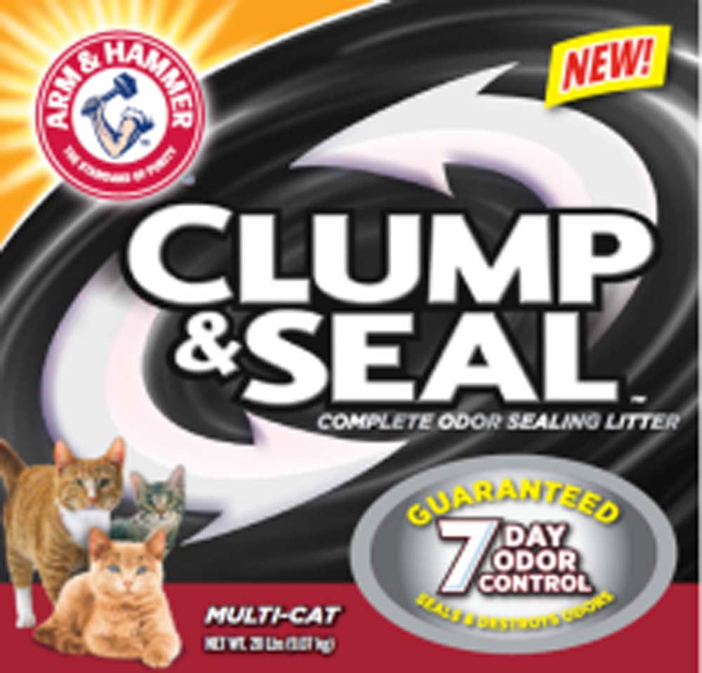 Arm & Hammer Clump & Seal Multi-Cat Cat Litter 28 lb