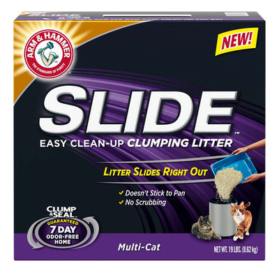 Arm & Hammer Clump & Seal Slide Multi-Cat Cat Litter 19 lb