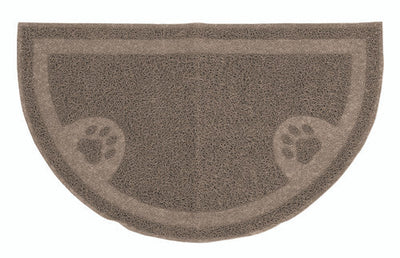 Arm & Hammer Half Circle Cat Litter Mat Pearl Tan One Size