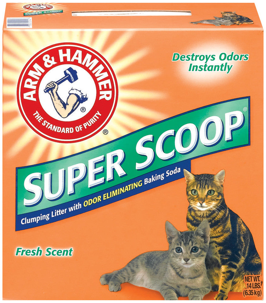 Arm & Hammer Super Scoop Clumping Cat Litter 14 lb