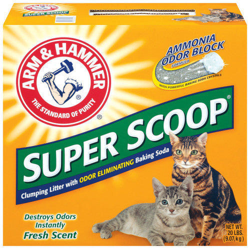 Arm & Hammer Super Scoop Clumping Cat Litter 20 lb