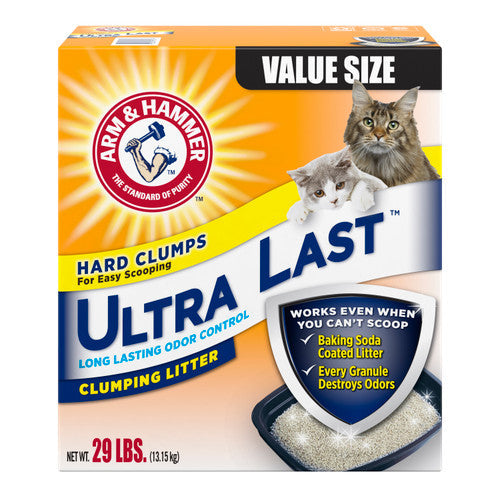 Arm & Hammer Ultra Last Clumping Cat Litter 29lb
