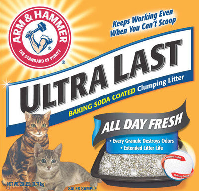 Arm & Hammer Ultra Last Scoopable Cat Litter 20 lb