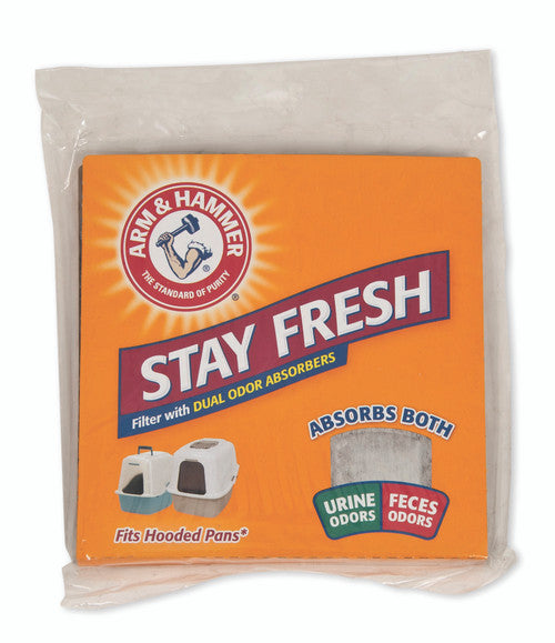 Arm & Hammer Universal Filter for Hooded Cat Litter Pan Black One Size