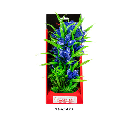 Aquatop Vibrant Garden Plant Blue 10 in 810074880305