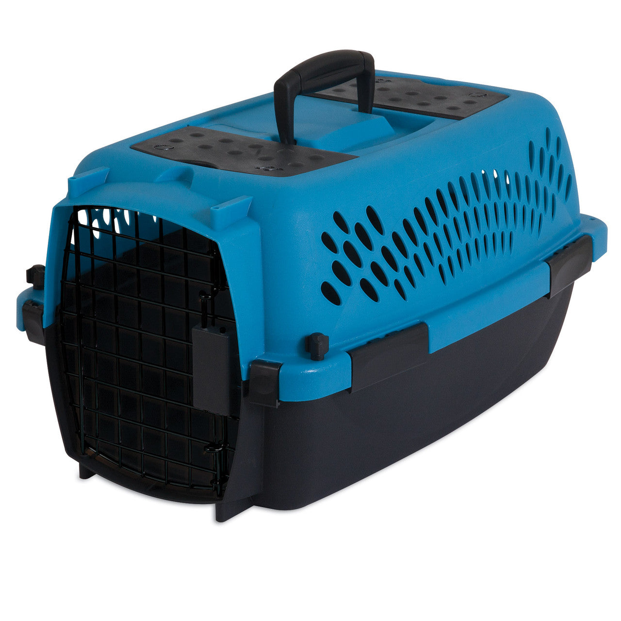 Aspen Fashion Pet Porter Dog Kennel Hard-Sided Breeze, Black 19 in