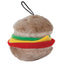 Aspen Hamburger with Squeakers Small Dog & Puppy Toy Multi-Color MD