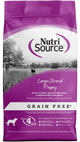 NutriSource Large Breed Puppy Grain Free Dry Dog Food Turkey 4 lb 073893299684